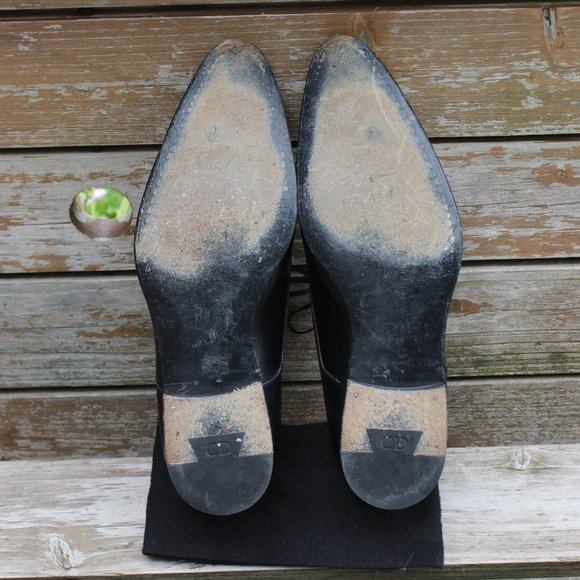 Dior Black Calfskin Leather Derby, EU size 41.5, Made in Italy, GUC - Picture 12 of 13